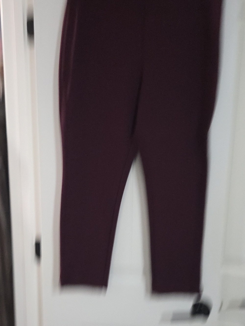 Express Plum Cropped Ponte Pants